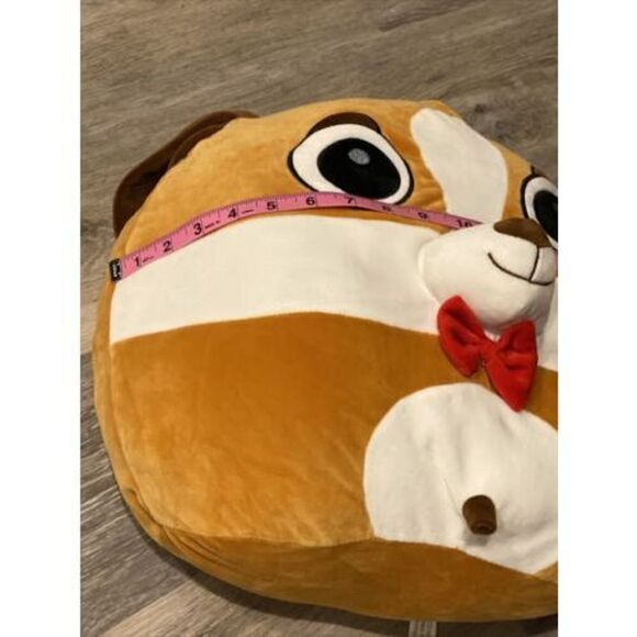 Classic￼ Toy Company￼ Dog Squish Plush Stuffed Animal Brown Squish 17” - Picture 4 of 8